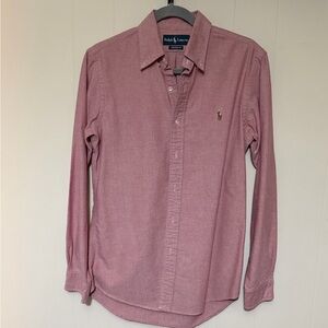 Ralph Lauren Men's Casual Pink Button Down Shirt